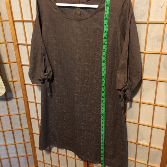 Garnet Hill Women's Dress Brown size 10 - Picture 1 of 9